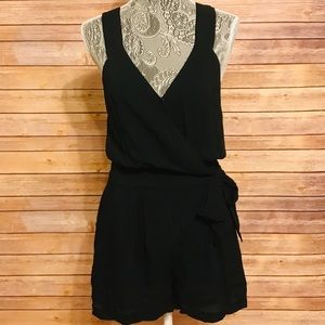 BCBG Black Romper